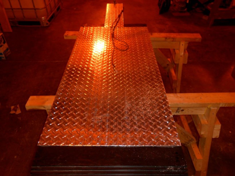 Figure 1 &ndash; Current prototype of Purdue hog-cooling