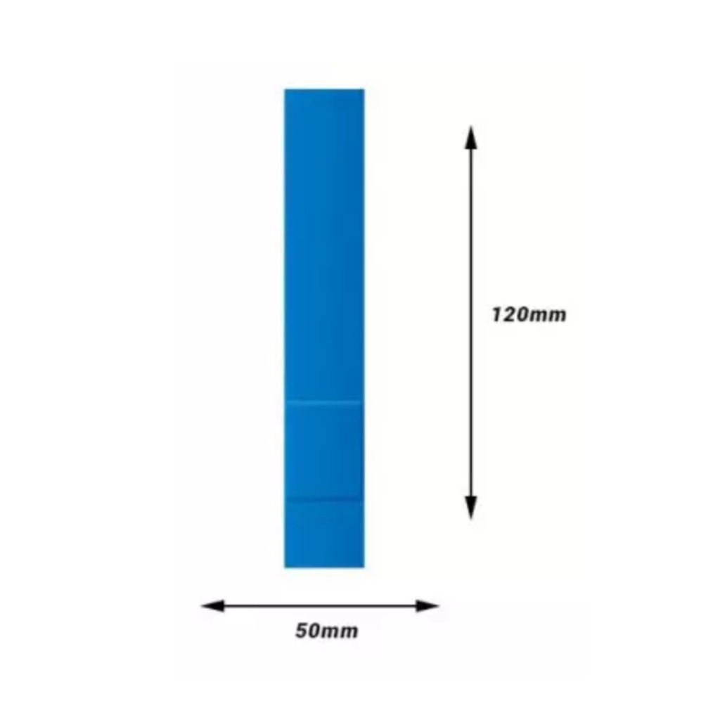 Tiritas detectables azules 50 uds 120 x 50 mm